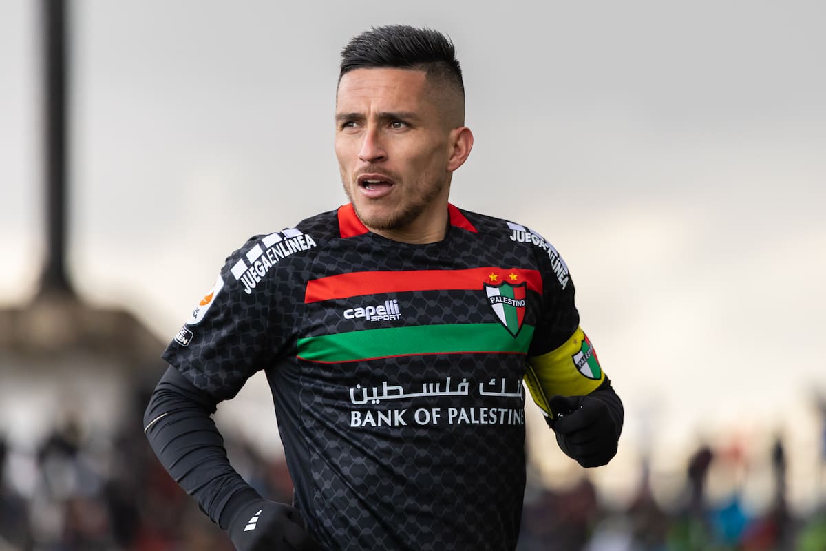 Bryan Carrasco, jugador de Palestino. Foto: Felipe Escobedo