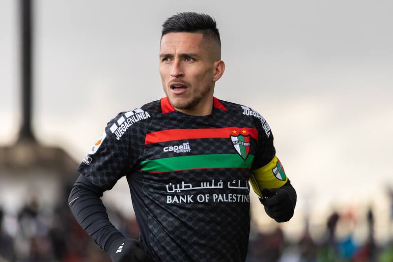 Bryan Carrasco, jugador de Palestino. Foto: Felipe Escobedo