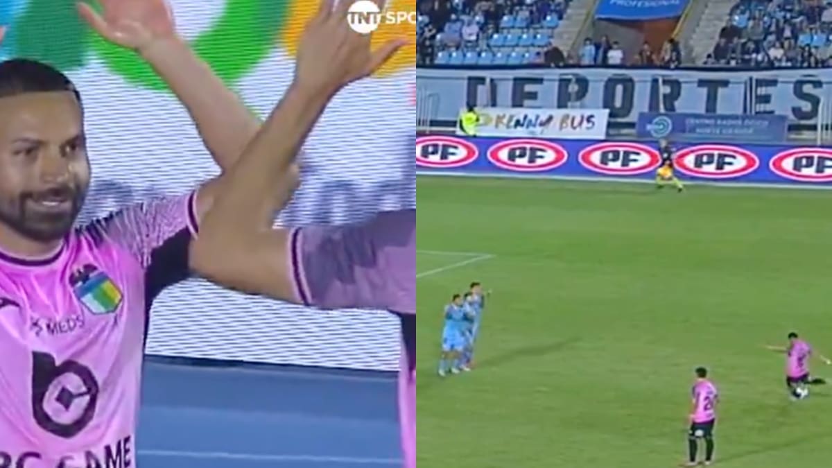 VIDEO | Bryan Rabello anota en la agonía este gol de tiro libre para hundir a Deportes Iquique