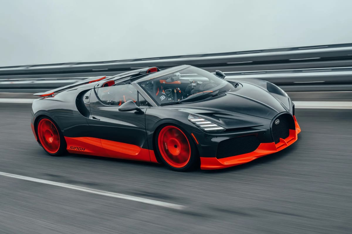 El Bugatti Mistral estableció nuevo récord de velocidad para un descapotable