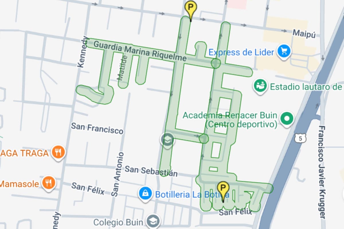 Estos dos sectores de la comuna van a permanecer sin suministro hídrico desde las 15:00 horas.
Créditos: Aguas Andinas.