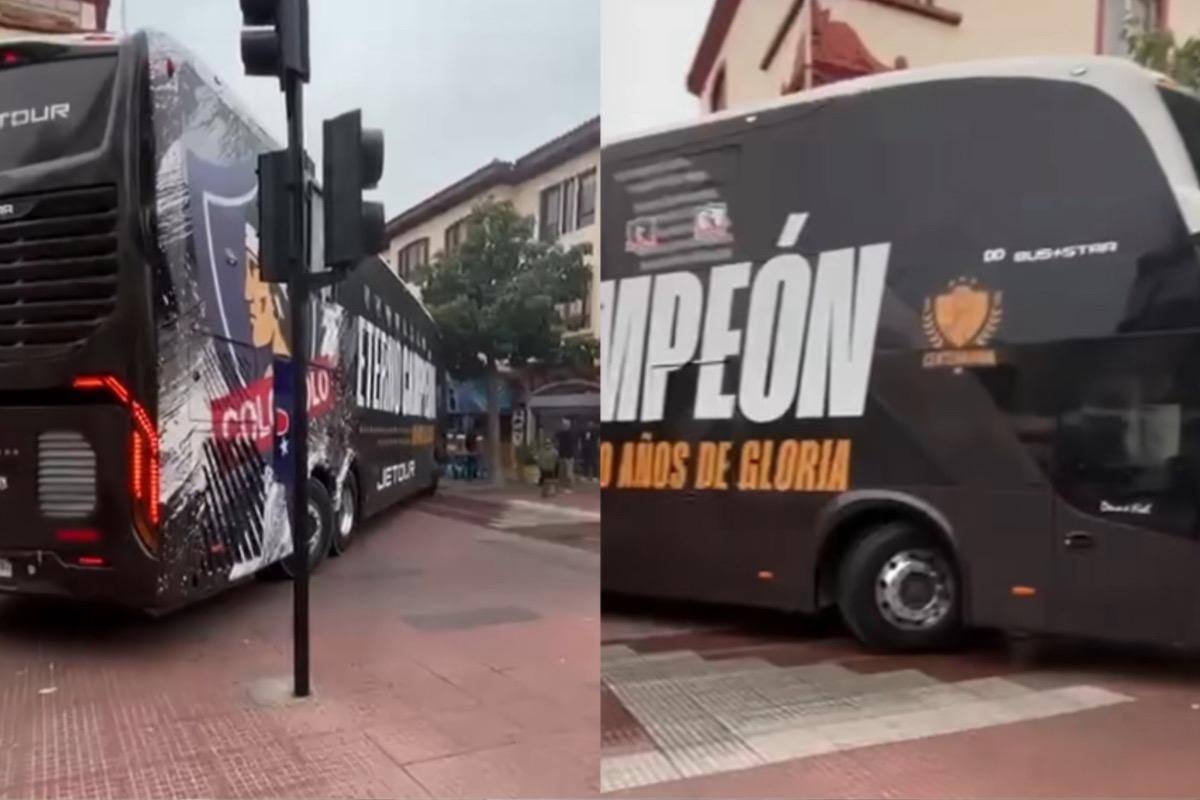 En su llegada a Coquimbo, Colo Colo fue multado por transitar por un sector no permitido. Foto: Diario El Día.