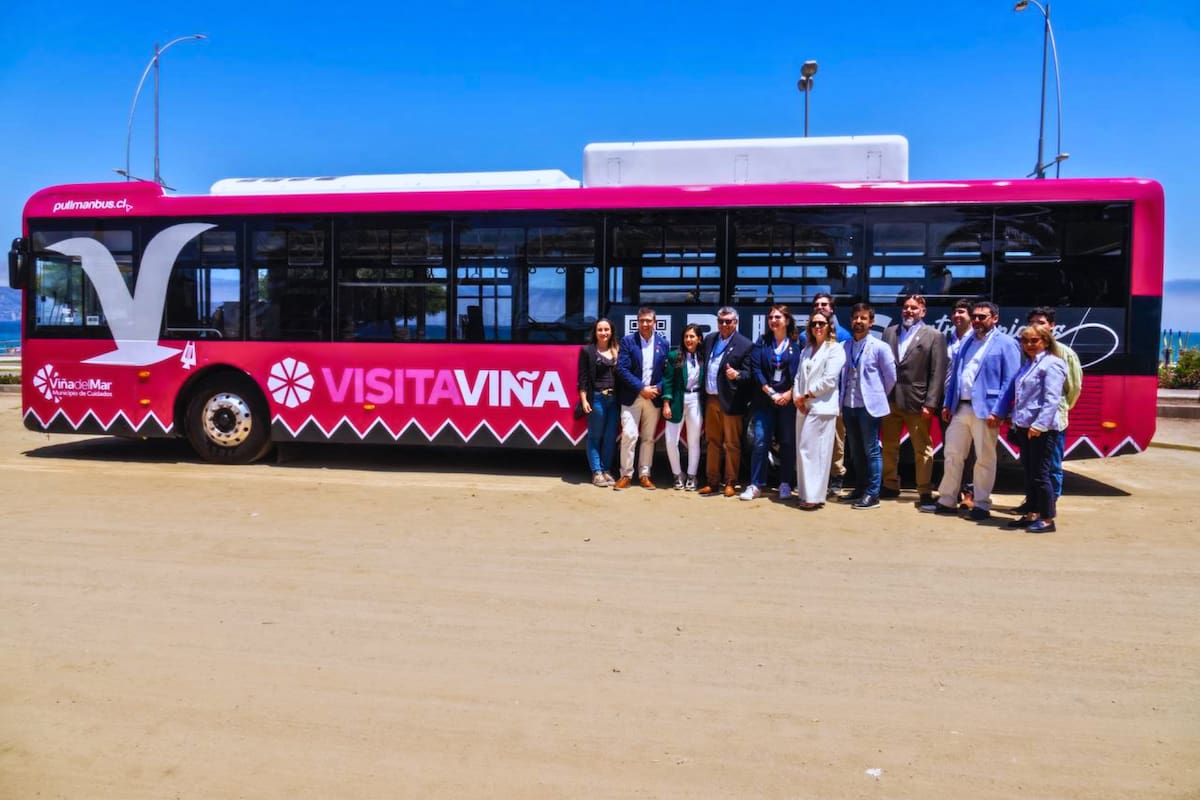 El transporte gratuito opera de martes a sábado en tres horarios para las visitantes de Viña del Mar. Foto: Municipalidad de Viña del Mar.