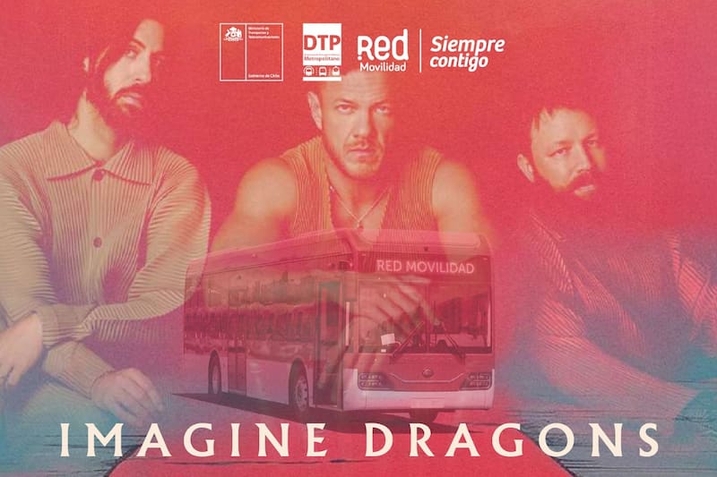 La banda estadounidense se presentará este martes en el Estadio Monumental. Créditos: Red Movilidad.