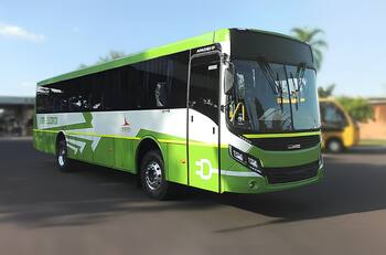Así son los nuevos e increíbles buses chilenos 100% eléctricos que llegan a Brasil