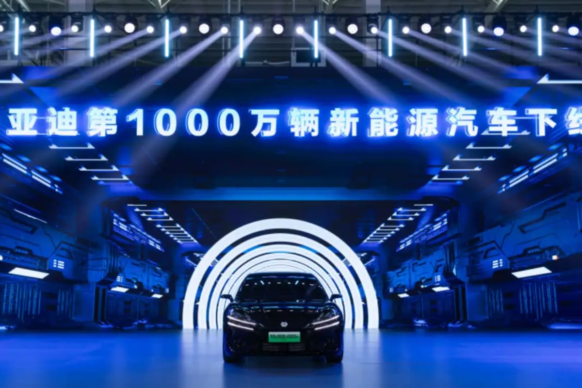BYD cumple 30 años y celebró con la unidad de producción 10 millones