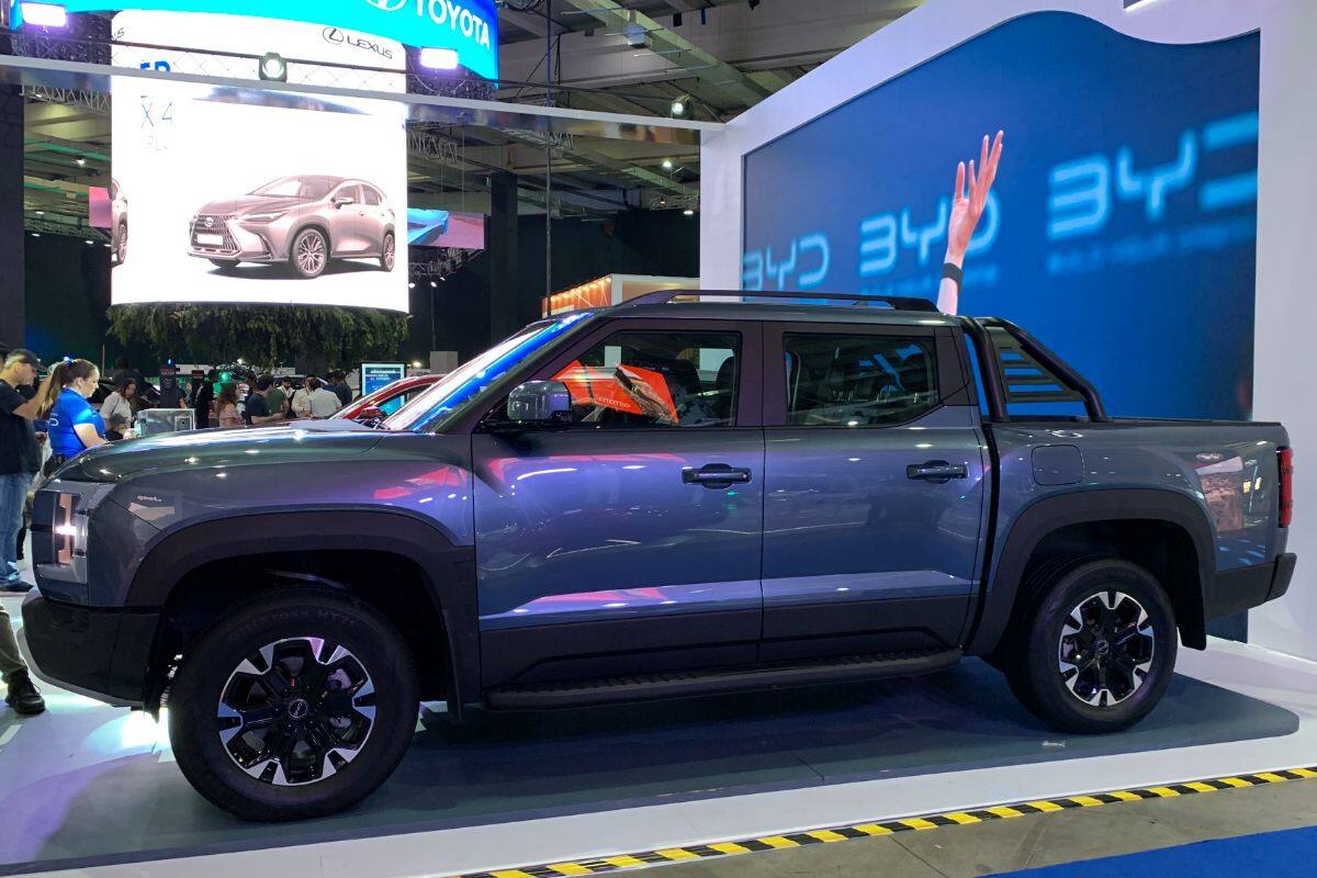 La camioneta BYD Shark se develó en Experiencia E