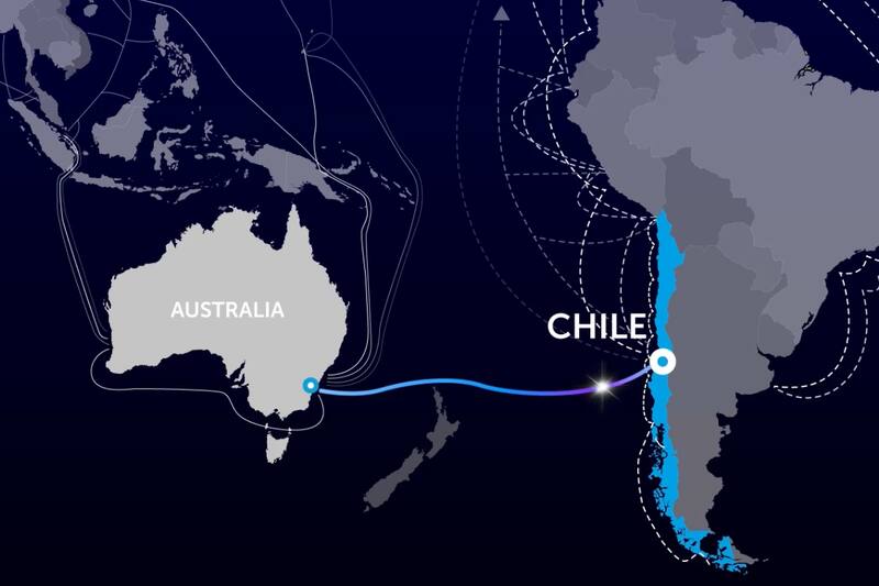 Permitirá conectividad directa entre Chile y Australia.