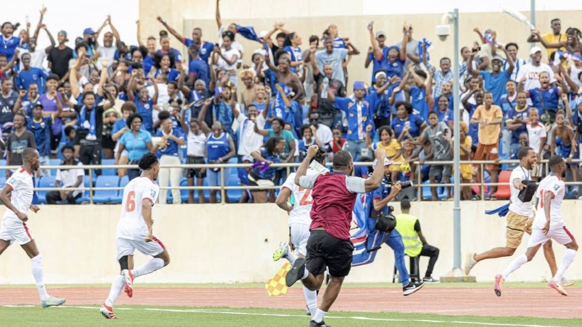 VIDEO | ¡Locura total en Cabo Verde! Ganó e hizo historia clasificando a su primer Mundial