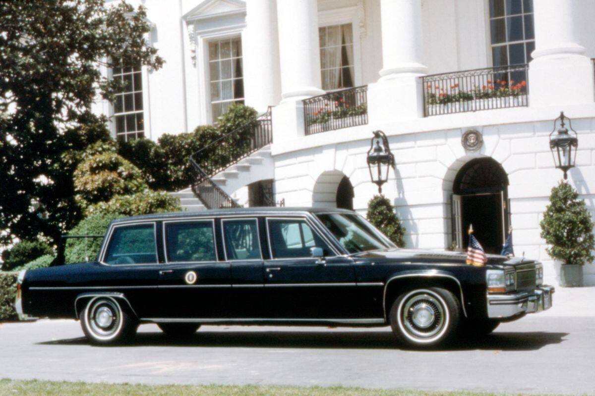 Cadillac Fleetwood usado por el President Ronald Regan.