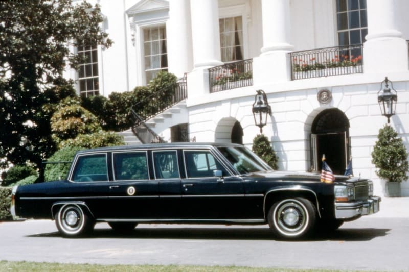 Cadillac Fleetwood usado por el President Ronald Regan.