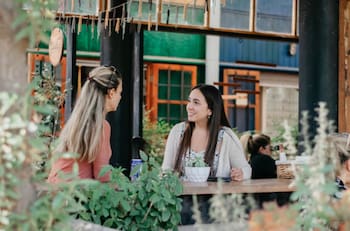 Un refugio verde de ensueños: Esta cafetería de Santiago es ideal para relajarse y disfrutar la primavera en un entorno natural