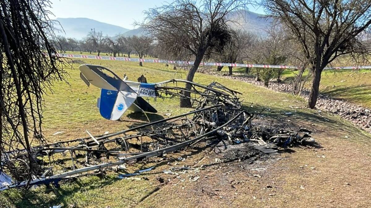 Avioneta sufre fatal accidente en Tiltil: Reportan una persona fallecida