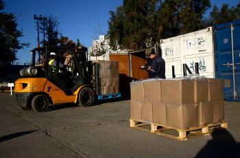Tras cinco días Gobierno entrega casi 68 mil cajas de alimentos