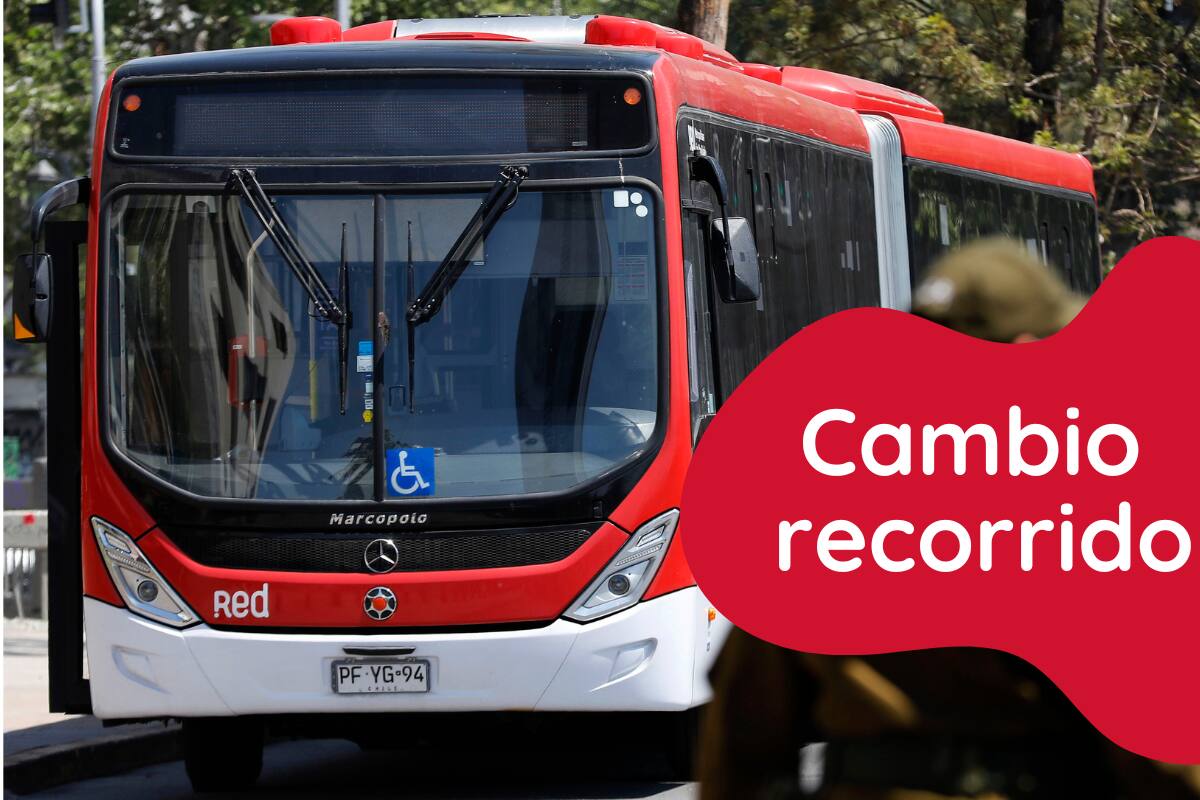 Estos son los recorridos afectados.