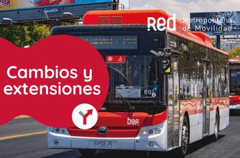 Estos son los 4 cambios y extensiones de recorridos que informó Red Movilidad durante este 2024