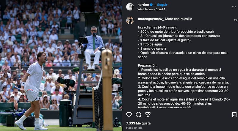 Hinchas chilenos lo llenaron de recetas en Instagram.