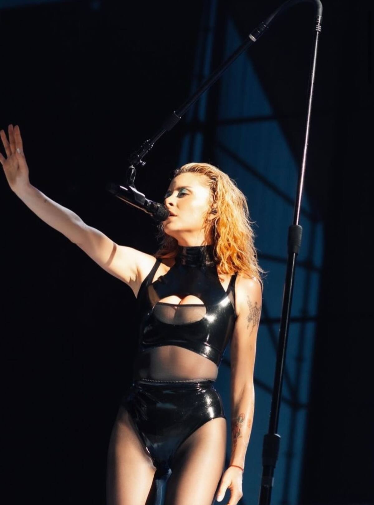 Cami durante su presentación en el Lollapalooza Chile 2024.