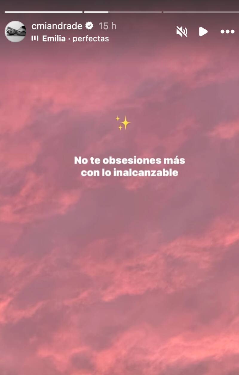 La modelo reapareció en redes.
