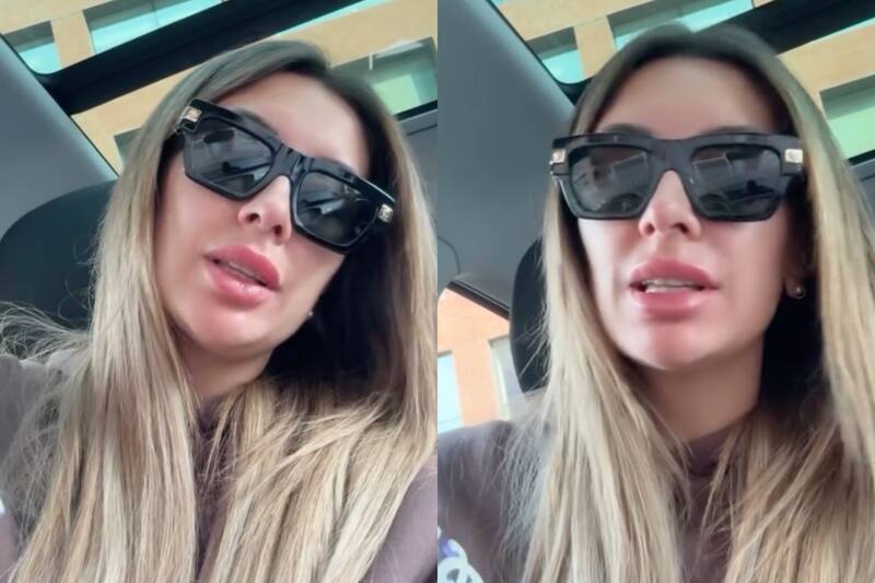La modelo rompió el silencio.
