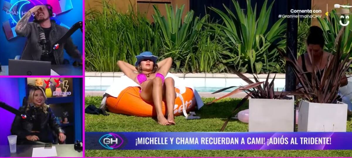 Camila Andrade revivió los dichos de Michelle Carvalho contra Francisco Kaminski. Créditos: Pantallazo YouTube