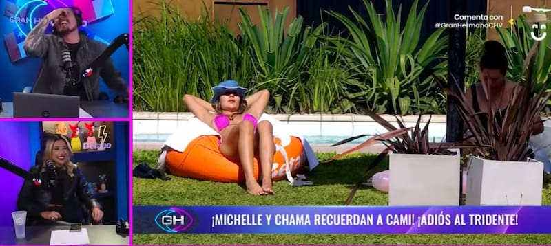 Camila Andrade revivió los dichos de Michelle Carvalho contra Francisco Kaminski. Créditos: Pantallazo YouTube