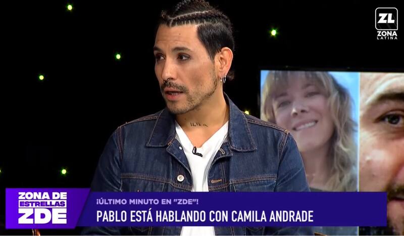Camila Andrade se refiere a la supuesta demanda de su expareja.