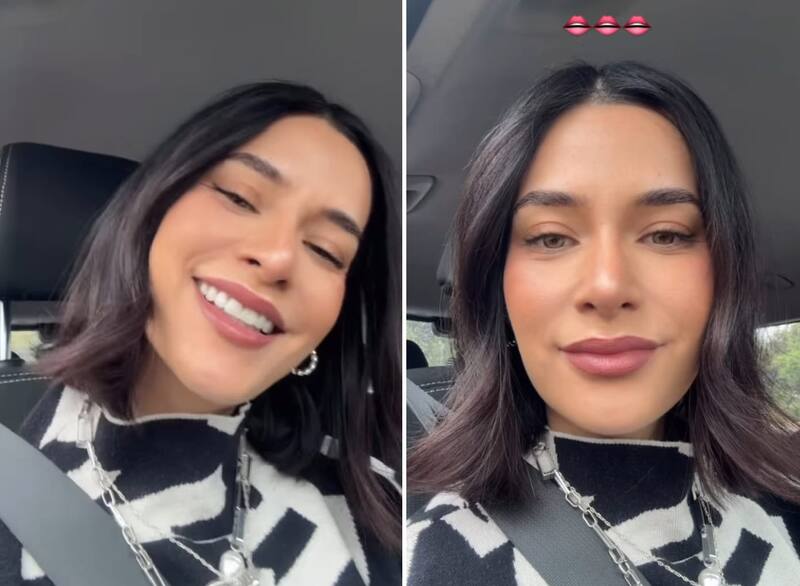 La figura de TV+ quedó feliz con su cambio facial. Créditos: Instagram