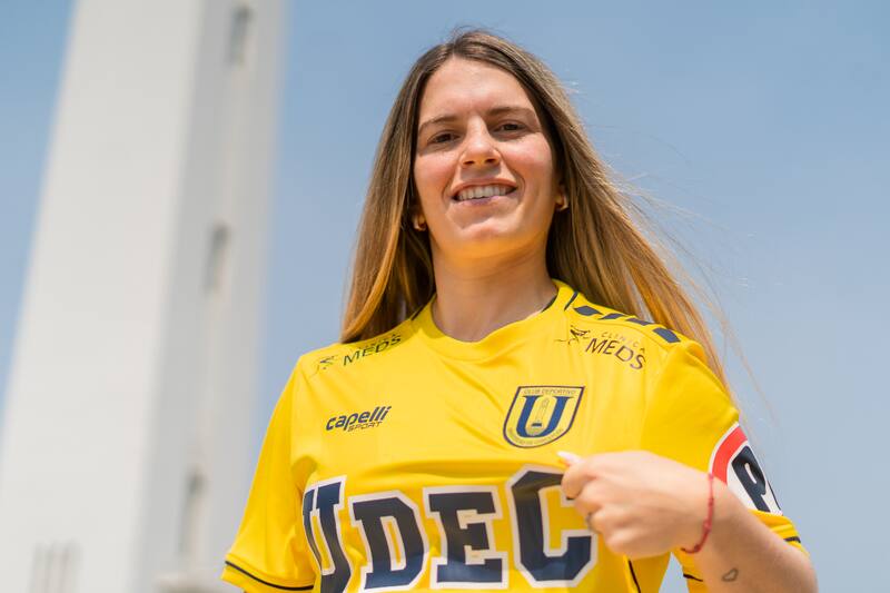 Camu Gómez Ares llegó este año a la UdeC y ahora fue convocada por Argentina para disputar la Copa del Mundo.