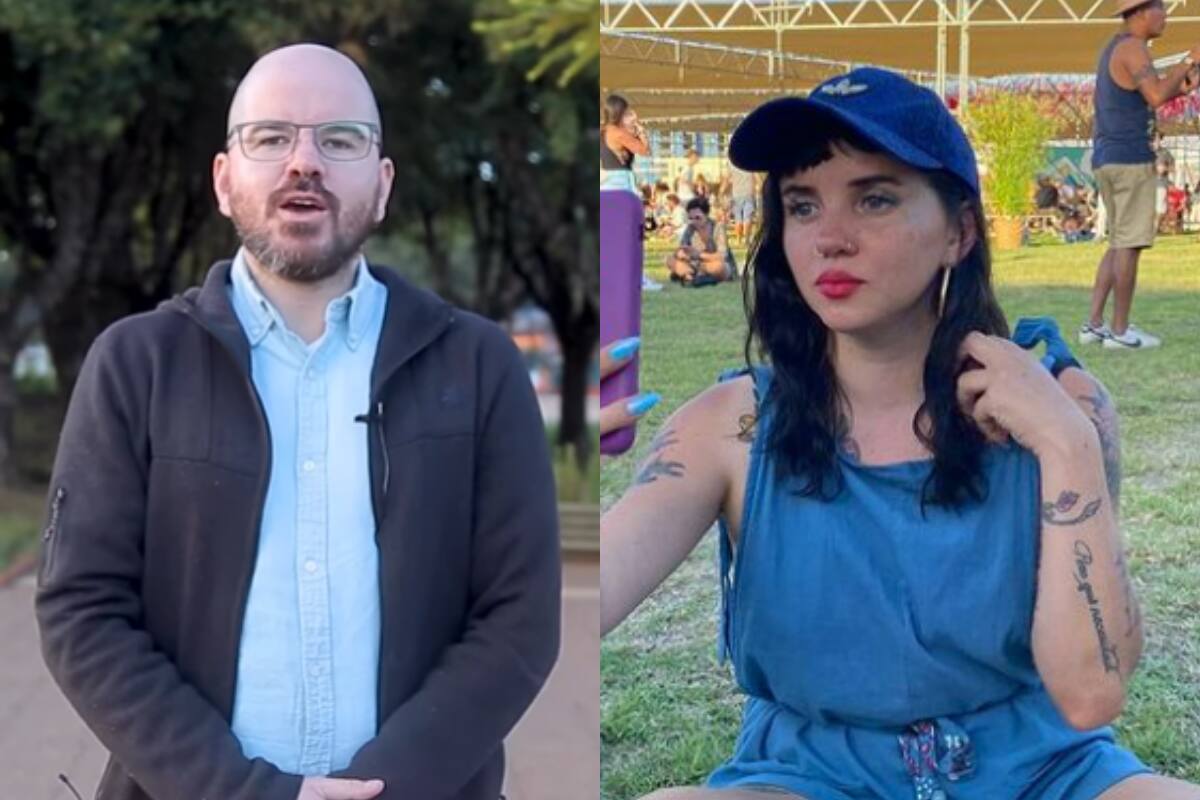 Fotos de redes sociales de Camila Gutiérrez y Giorgio Jackson/ Instagram