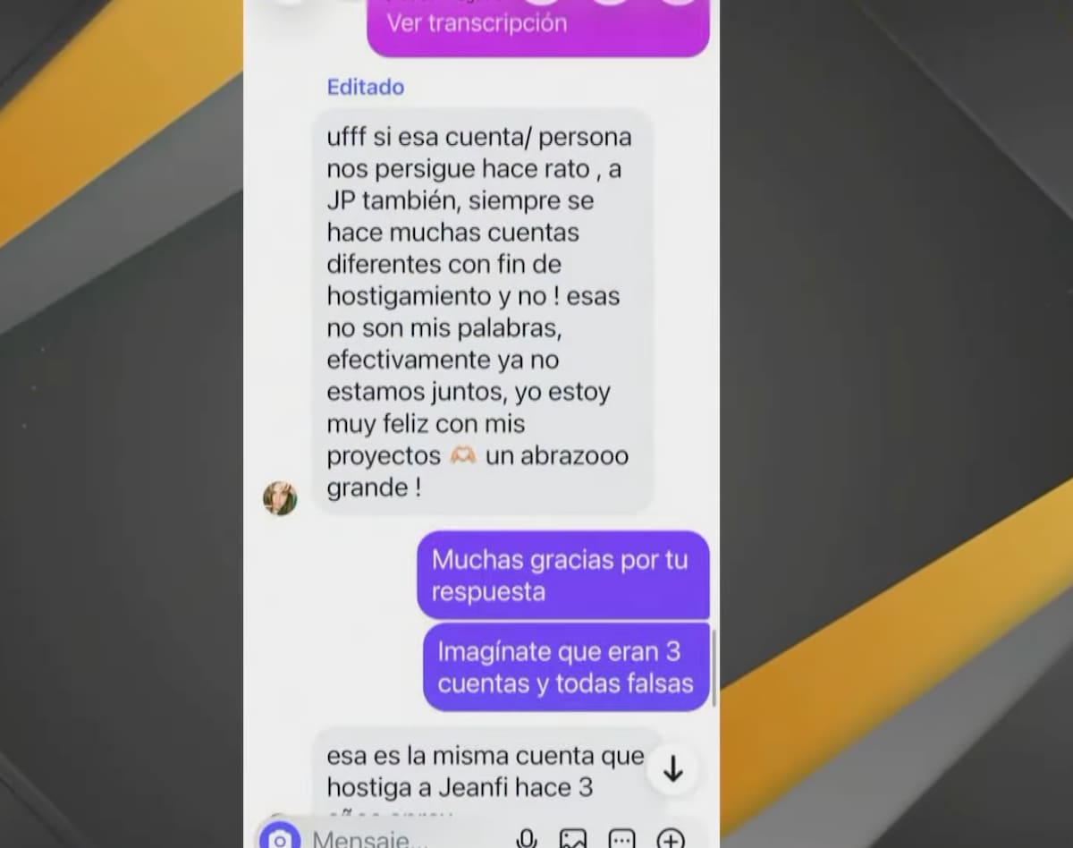La actriz alzó la voz tras su quiebre con Jean Philippe Cretton.