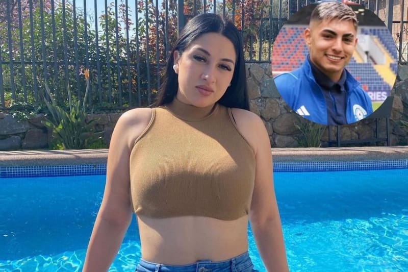 está con Jordhy Thompson en Rusia. Foto: Instagram Camila Sepúlveda.