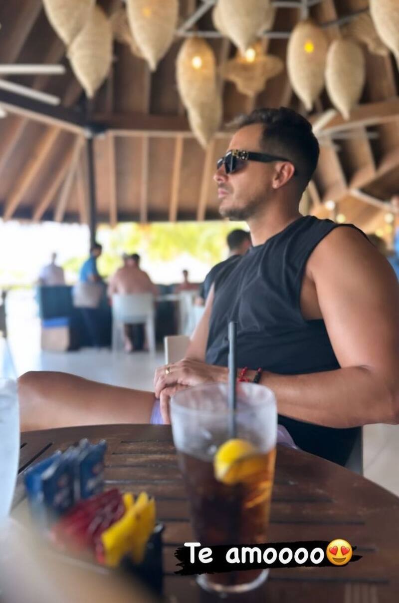 Camilo Huerta disfrutando su viaje de casados. Créditos: Instagram