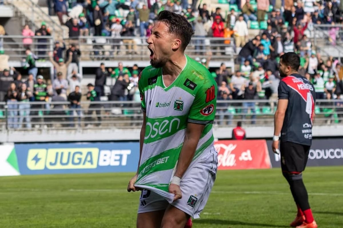 en su paso por Deportes Temuco. Foto: @camilo_meli07