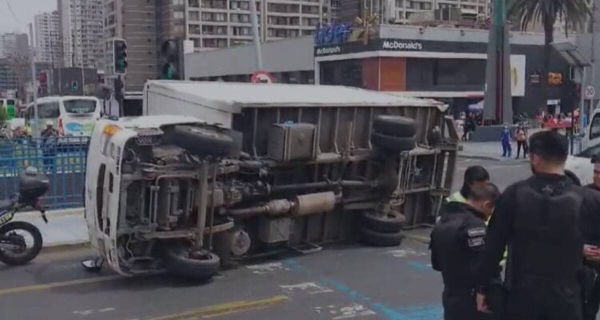 El vehículo quedó en plena Av. Alameda