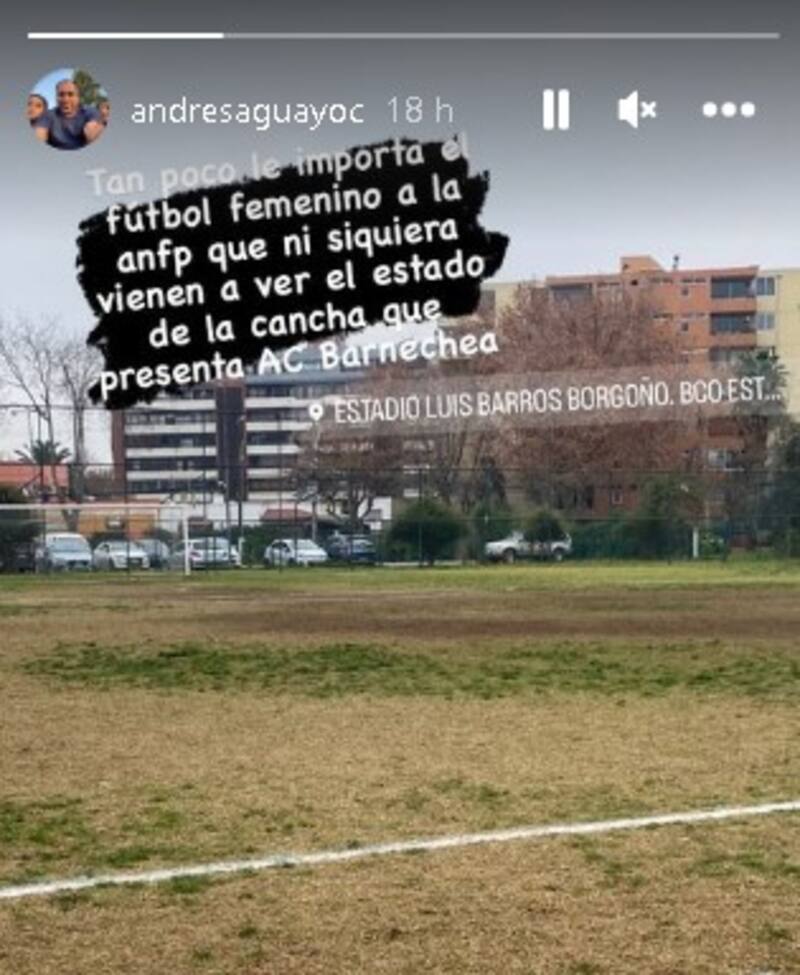La publicación en Instagram del DT de Unión Española.