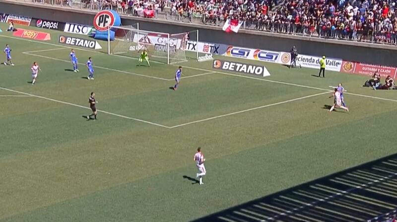 El lujito de Isaac Díaz en el partido de la Copiapó con la U.