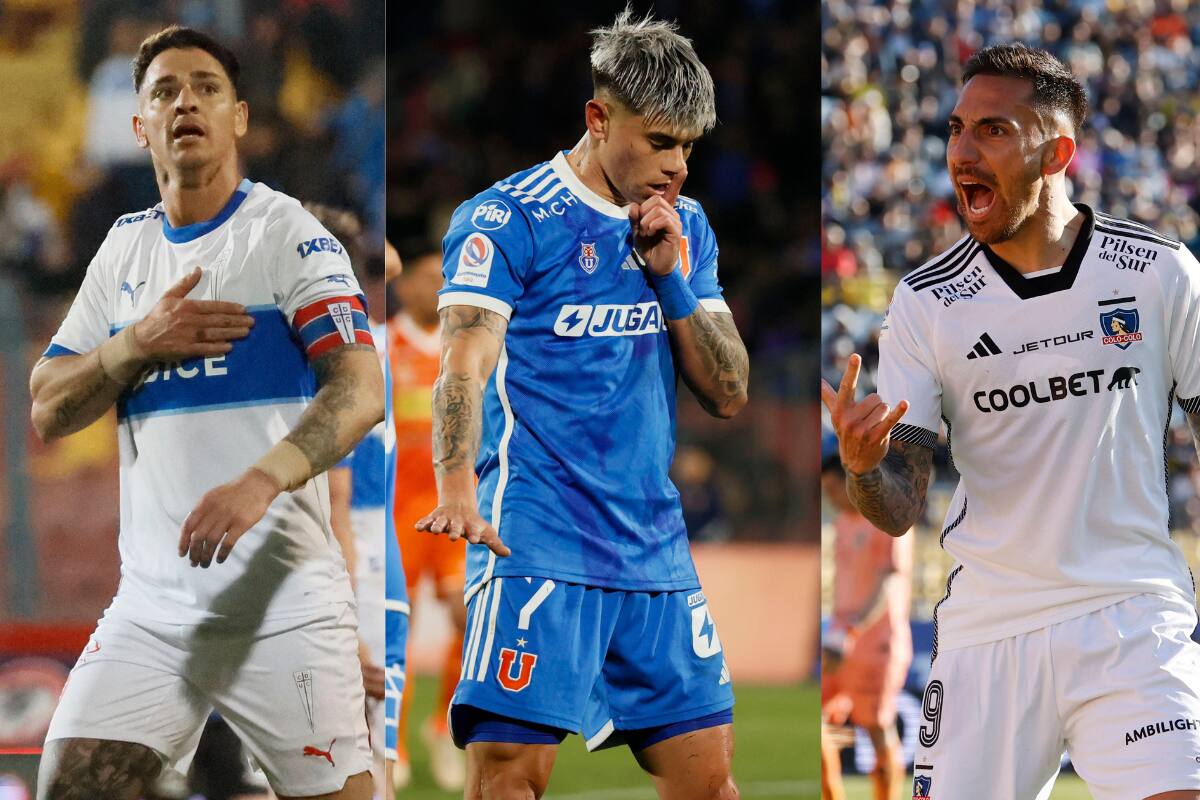 La UC, la U y Colo Colo.