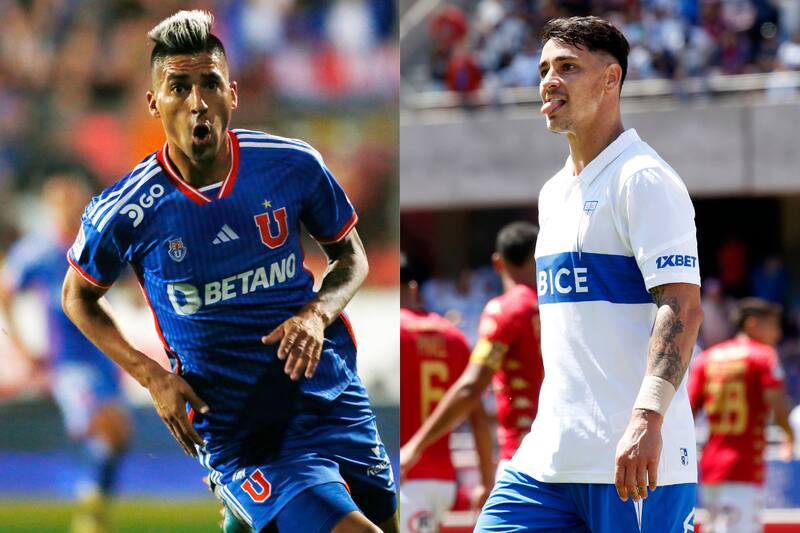 Universidad de Chile vs Universidad Católica. Fotos: Aton