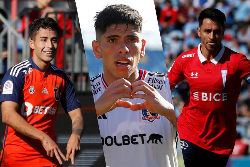 Los tres grandes de Chile: La U, Colo Colo y la UC.