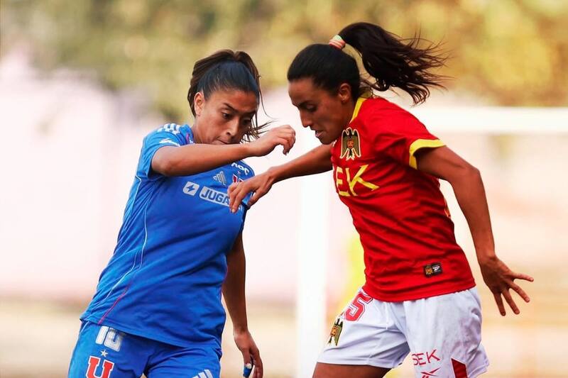 Unión Española y Universidad de Chile animaron un intenso 1-1 en Santa Laura. Foto: Carlos Succo/Unión Española.