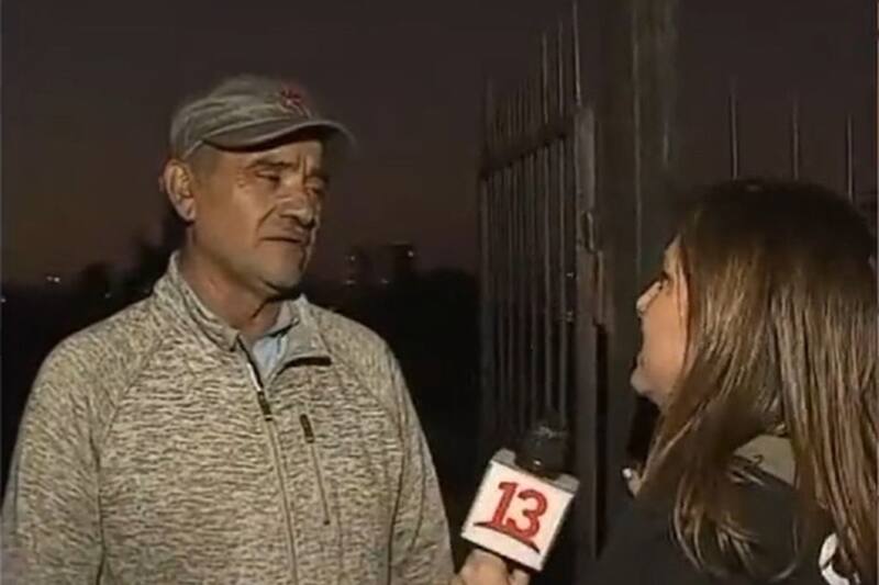 Mónica Pérez en despacho desde incendios forestales/ Canal 13