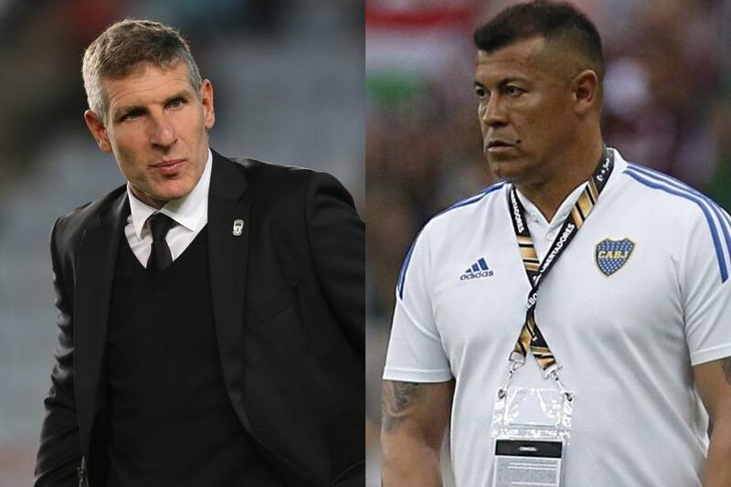 Martín Palermo y Jorge Almirón están en el radar de Colo Colo.