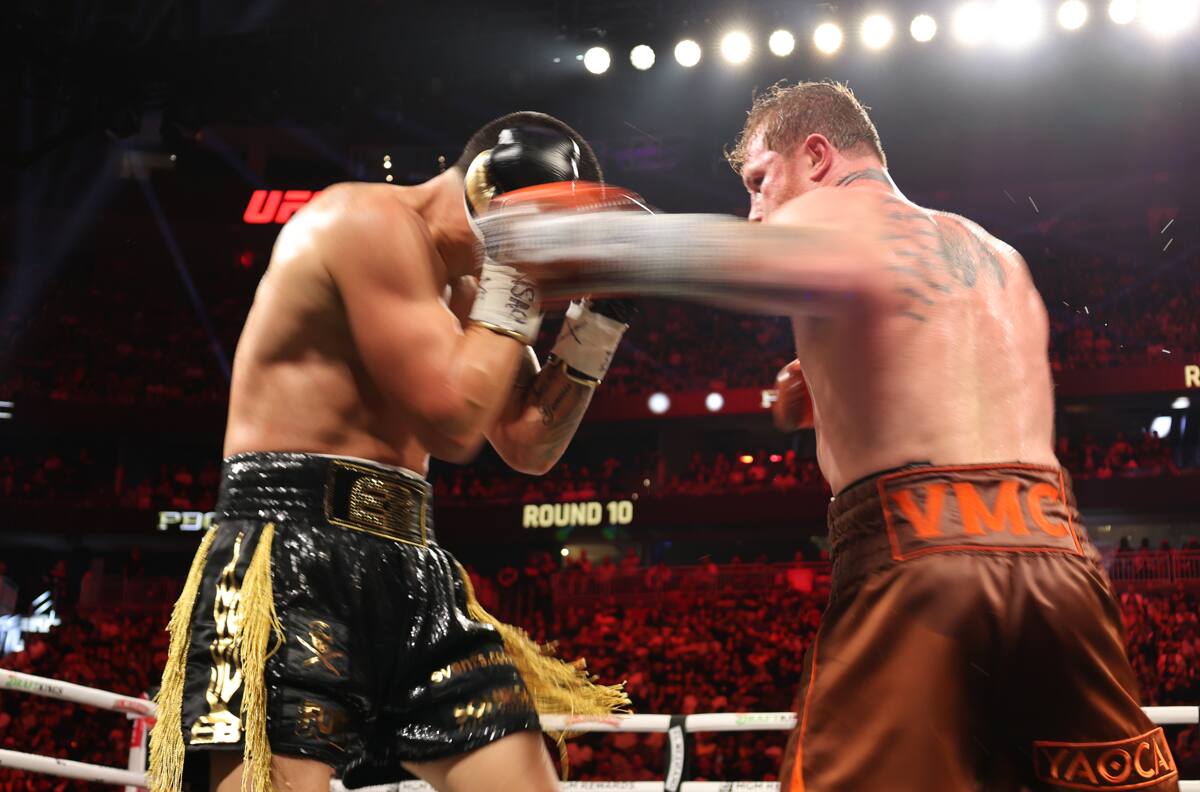 VIDEO | El terrible gancho de Canelo Álvarez en su victoria sobre Berlanga