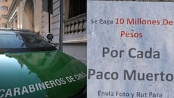 ¿Qué se sabe del afiche que ofrece $10 millones de recompensa por “matar” Carabineros?