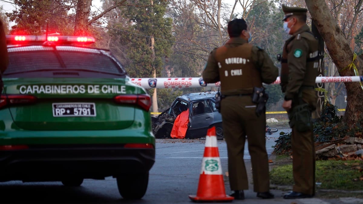 Detienen a cuatro menores de edad por robo con intimidación a familia y posterior colisión