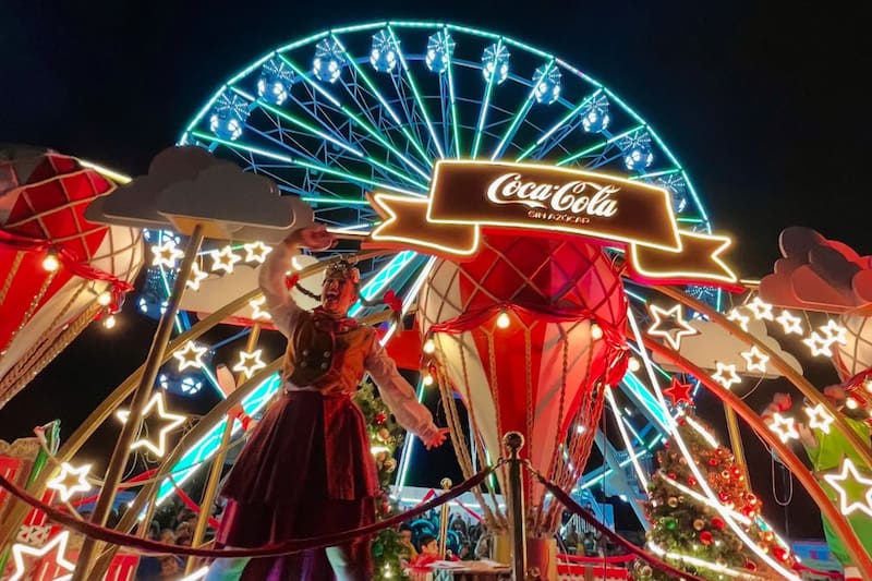 El recorrido busca llevar la magia de la Navidad por todo el país. Créditos: Coca-Cola en Instagram.