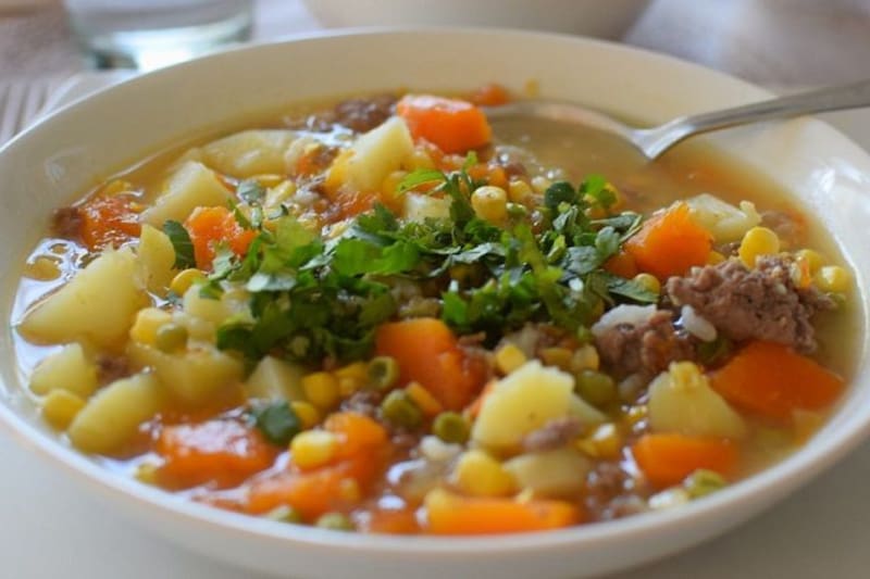 La carbonada también se suele comer en Perú, Argentina y Bolivia.