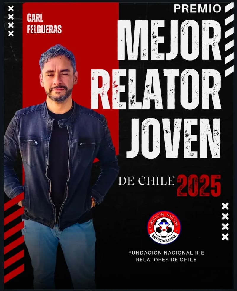 Por votación de sus mismos colegas, el relator fue elegido como el mejor de la temporada 2025.