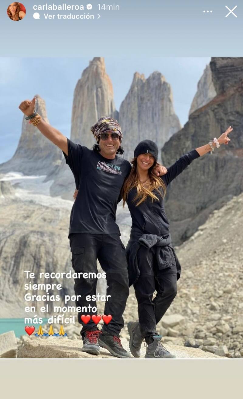 Carla Ballero también tuvo la oportunidad de viajar con Claudio Iturra.